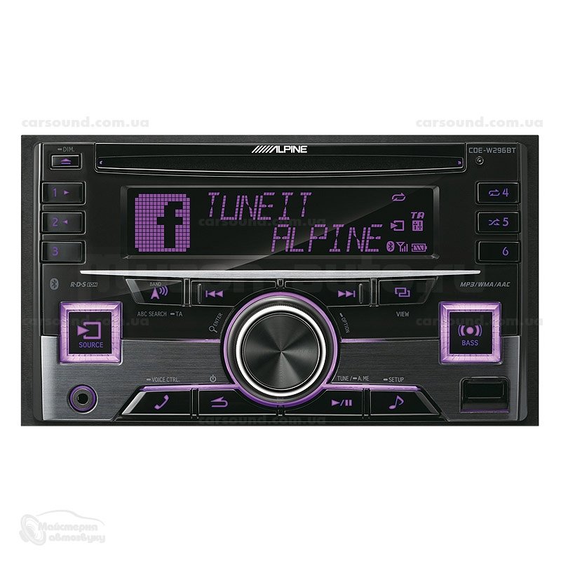 Alpine CDE-W296BT ������������� 2DIN ���� � ��������-�������� INCAR
