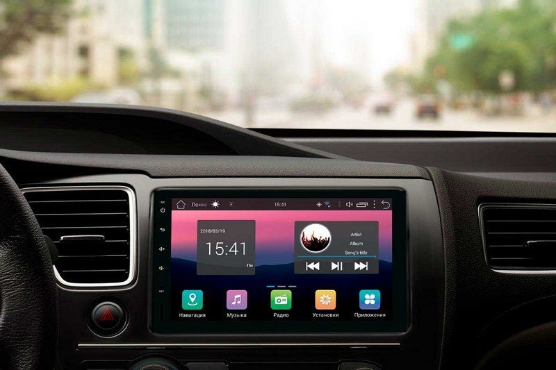 SWAT AHR-4580 ������������� ��������� 2 DIN � ���������� (Android 7) ���� � ��������-�������� INCAR