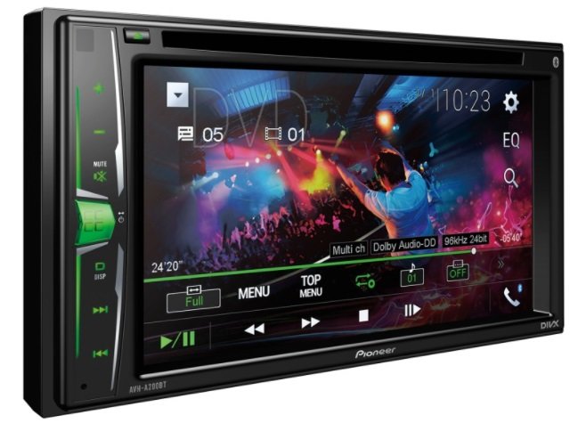 Pioneer AVH-A200BT ��������� ���� � ��������-�������� INCAR