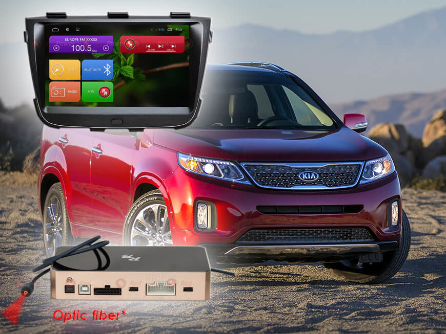 ������� ��������� Kia Sorento R2 12+ Android 7, WiFi, 4����, 8.0" (Redpower 31042 IPS DSP) ���� � ��������-�������� INCAR