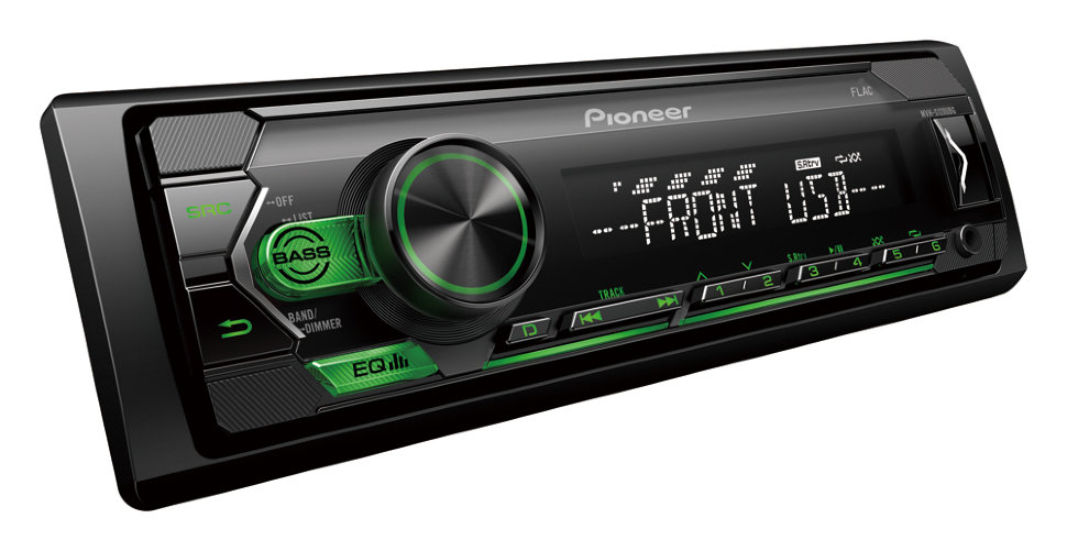 Pioneer MVH-S120UBG ������������� ���� � ��������-�������� INCAR