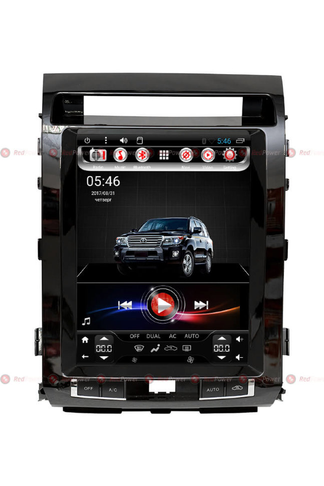 ������������� Toyota Land Cruiser 200 07-14 Android 6, WiFi, DVD, 4����, 12.0" (Redpower 31200 IPS) ���� � ��������-�������� INCAR