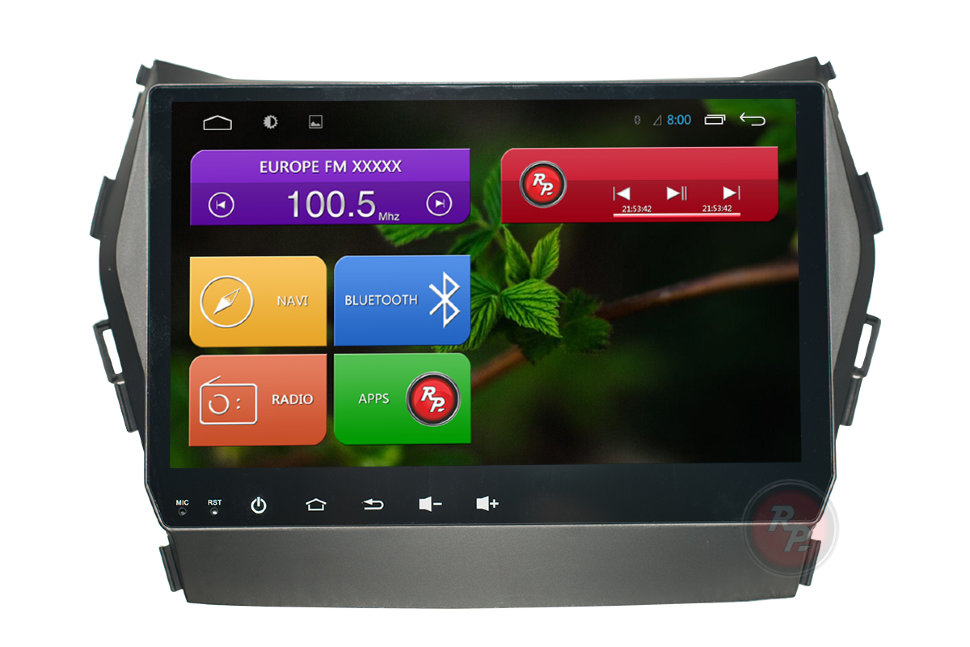 ������� ��������� Hyundai Santa Fe 12+ Android 6, WiFi, 4����, 9" (Redpower 31210 IPS) ���� � ��������-�������� INCAR
