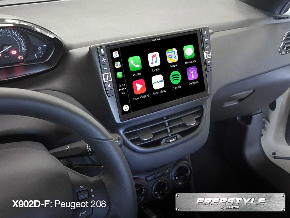 Alpine X902D-F ������������� 2DIN ���� � ��������-�������� INCAR