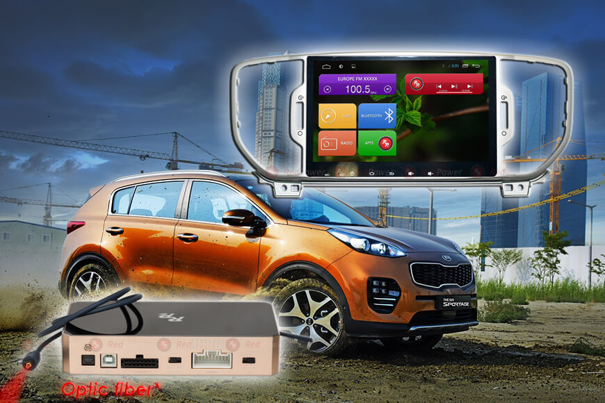������������� Kia Sportage 16+, Android 6.0, ����� 9" (RedPower 31174RIPS ������������ ��������) ���� � ��������-�������� INCAR
