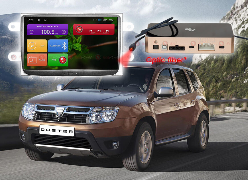 ������� ��������� Renault Duster / Kaptur 16 / Logan II 14+ / Sandero II 14+, ���� (Lada) Xray 16+ Android 7, WiFi, 4����, 8.0" (Redpower 31157) ���� � ��������-�������� INCAR