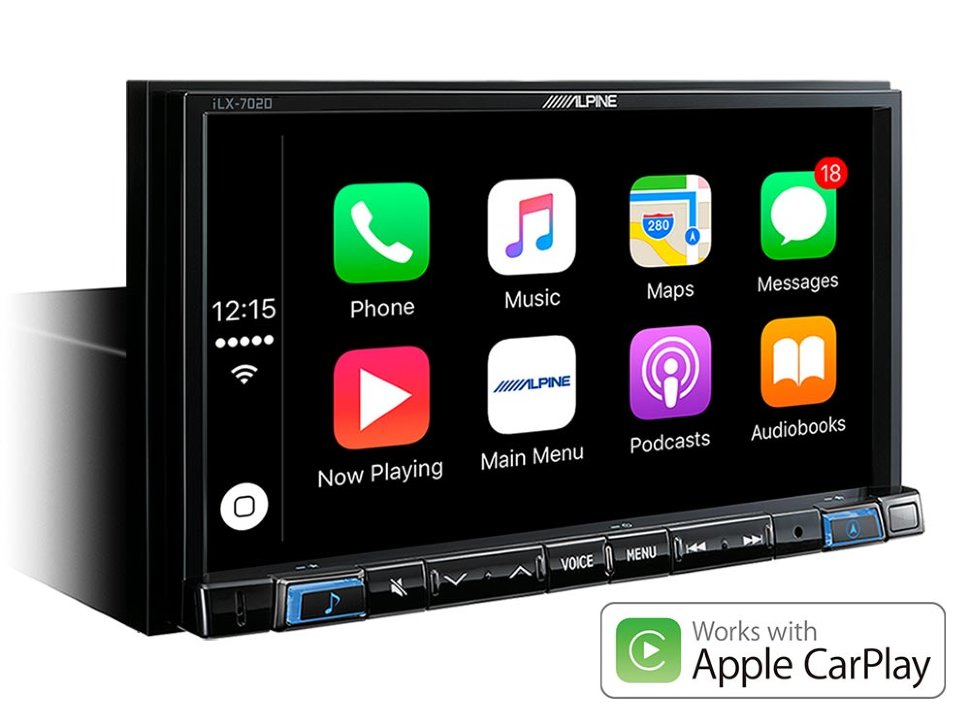 Alpine iLX-702D �������� �����-������� � Apple CarPlay � Android Auto ���� � ��������-�������� INCAR